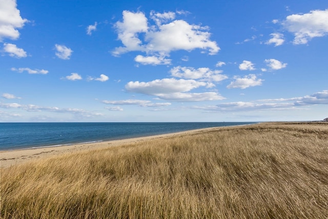 property view of water with a view of the beach