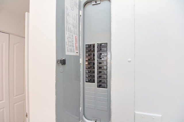 utility room featuring electric panel