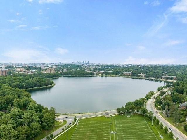 2400 Beacon St Unit 203, Boston, MA 02467 - view of urban area with a nearby body of water
