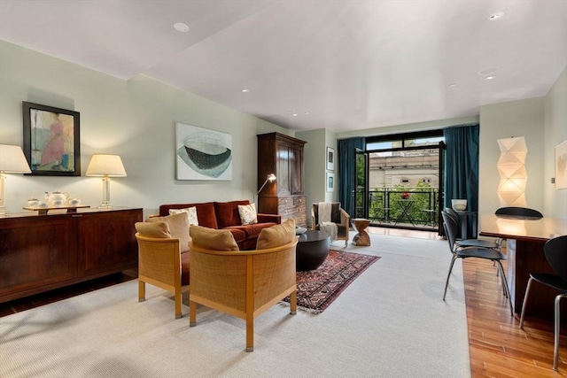 2400 Beacon St Unit 203, Boston, MA 02467 - living room with light wood finished floors
