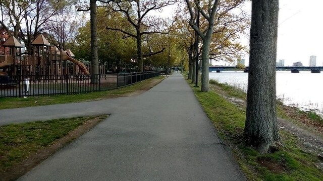 501 Beacon St Unit 1, Boston, MA 02215 - view of home's community featuring fence and a water view