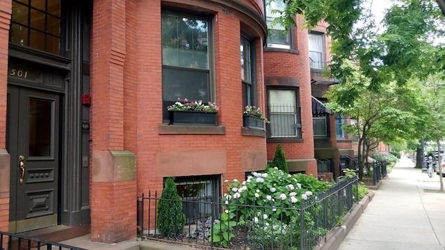 501 Beacon St Unit 1, Boston, MA 02215 - view of property with fence