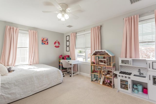 34 Bates St Unit 34, Abington, MA 02351 - bedroom featuring carpet flooring, ceiling fan, and baseboards