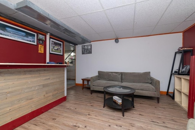 286 Narrow Ave, Westport, MA 02790 - living area featuring baseboards and wood finished floors