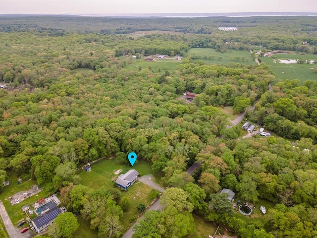 286 Narrow Ave, Westport, MA 02790 - aerial overview of property's location with a forest