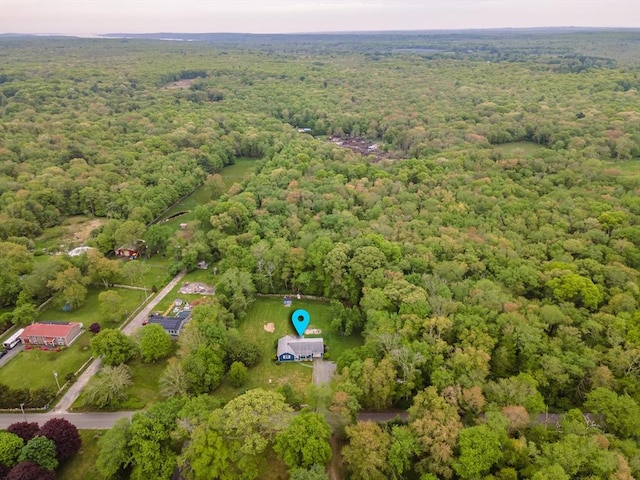 286 Narrow Ave, Westport, MA 02790 - aerial view of a heavily wooded area