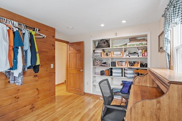 92 Hilltop Rd, Whitman, MA 02382 - office featuring recessed lighting and light wood-style floors