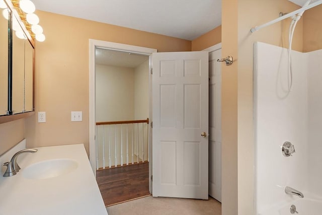 92 Hilltop Rd, Whitman, MA 02382 - full bathroom featuring vanity and washtub / shower combination