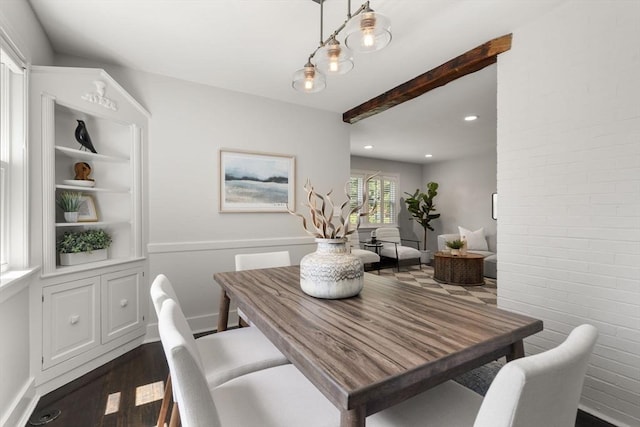 10 Morse Rd, Wayland, MA 01778 - dining room with dark wood-type flooring and recessed lighting