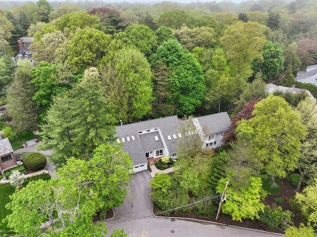 1 Croftdale, Newton, MA 02459 - drone / aerial view of a forest