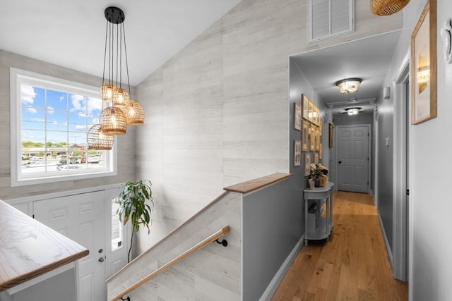 2 Jason Ter, Fairhaven, MA 02719 - hall featuring lofted ceiling and light wood finished floors
