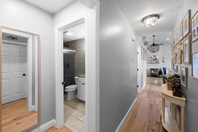 2 Jason Ter, Fairhaven, MA 02719 - hallway featuring baseboards and light wood-style floors