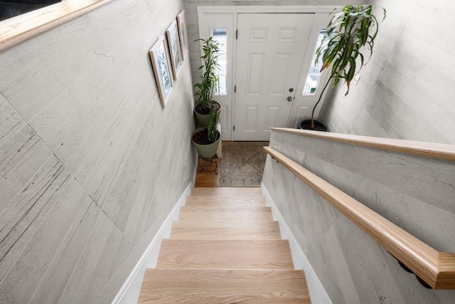 2 Jason Ter, Fairhaven, MA 02719 - stairs featuring wood finished floors