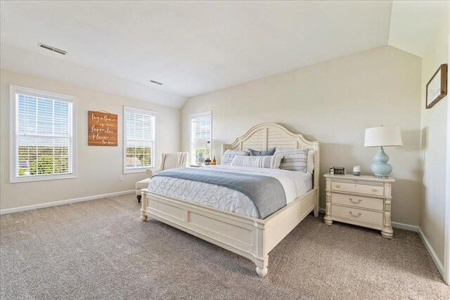 33 Freeman Dr, Plymouth, MA 02360 - carpeted bedroom featuring lofted ceiling and baseboards