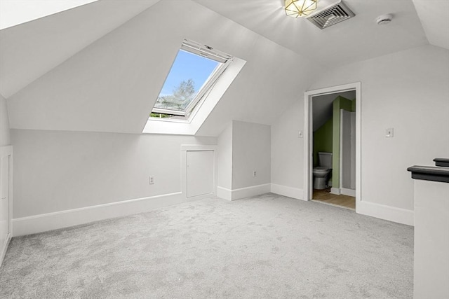 256 Lafayette St Unit 3, Salem, MA 01970 - bonus room featuring lofted ceiling, carpet, and a skylight