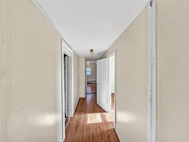 19 High St, Lynn, MA 01902 - corridor with wood finished floors and baseboards