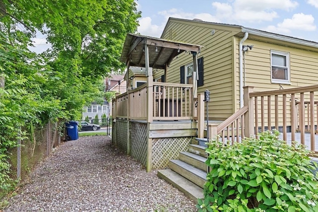 181 Manchester St, Boston, MA 02126 - view of home's exterior with a wooden deck