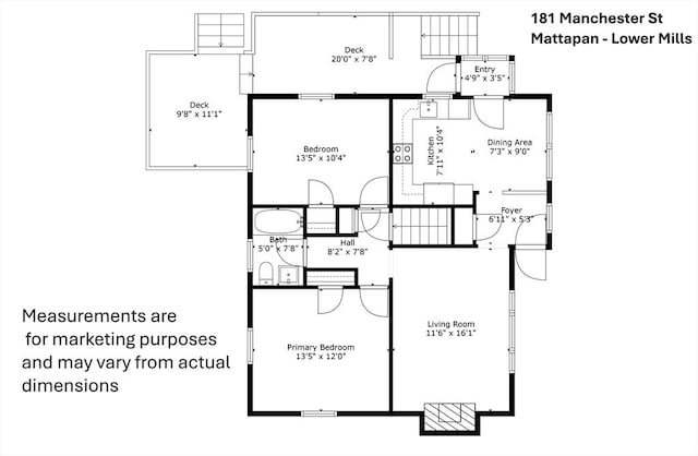 181 Manchester St, Boston, MA 02126 - view of room layout