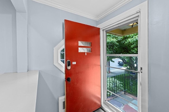 181 Manchester St, Boston, MA 02126 - entryway with crown molding