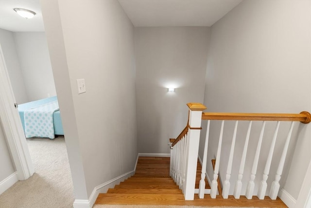30 Compass Pt Unit 30, North Andover, MA 01845 - stairs featuring baseboards and wood finished floors