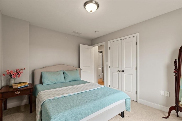 30 Compass Pt Unit 30, North Andover, MA 01845 - bedroom with light carpet and a closet