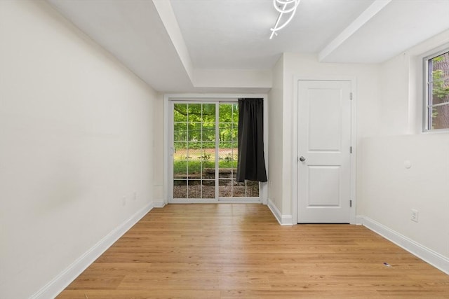 35 Fredonian St Unit K, Shirley, MA 01464 - spare room featuring healthy amount of natural light and light wood finished floors