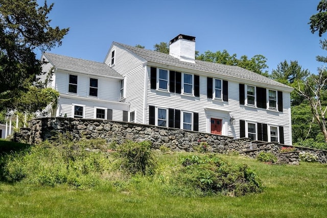 79 Nobscot Rd, Sudbury, MA 01776 - colonial-style house featuring a chimney