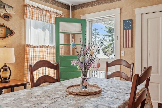 view of dining room