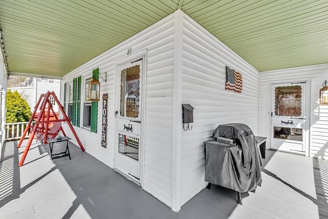 view of patio / terrace featuring a porch
