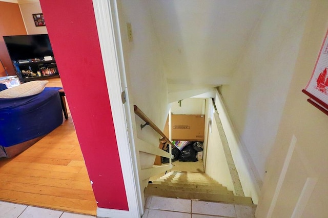 2 Altavesta Cir Unit A, Woburn, MA 01801 - stairway featuring tile patterned floors