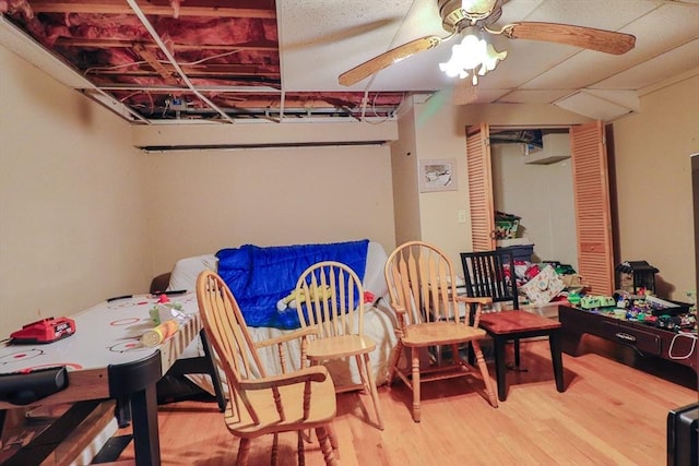 2 Altavesta Cir Unit A, Woburn, MA 01801 - sitting room with wood finished floors and ceiling fan