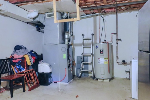 2 Altavesta Cir Unit A, Woburn, MA 01801 - unfinished basement with water heater