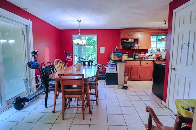 2 Altavesta Cir Unit A, Woburn, MA 01801 - dining space with a chandelier and light tile patterned floors