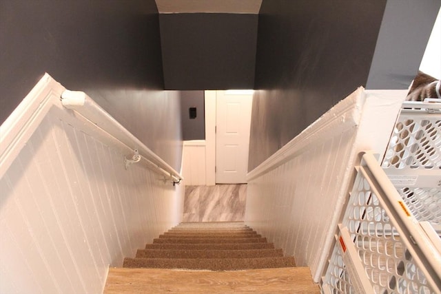 34-36 Glenallen St, Winchendon, MA 01475 - staircase with wainscoting