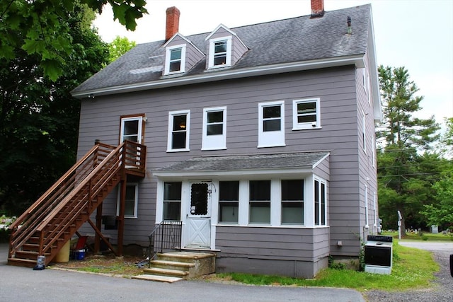 34-36 Glenallen St, Winchendon, MA 01475 - cape cod-style house with a chimney and a shingled roof