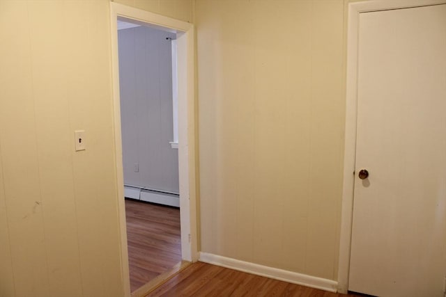 34-36 Glenallen St, Winchendon, MA 01475 - hall with baseboard heating and wood finished floors