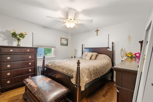 17 Chandler Rd, Malden, MA 02148 - bedroom featuring dark wood-style floors and ceiling fan