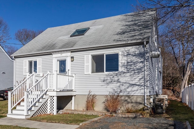 view of front of home