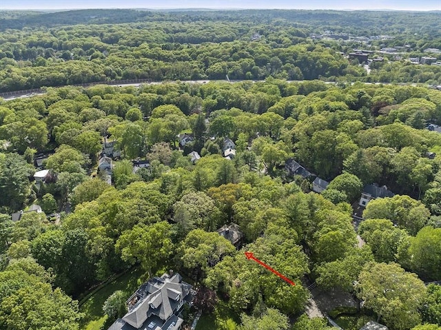 19 Ridge Rd, Newton, MA 02468 - view of property location with a heavily wooded area