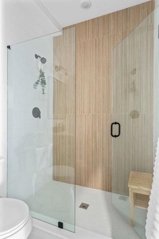 62 Haynes Unit 201, Boston, MA 02128 - bathroom with toilet and a shower stall