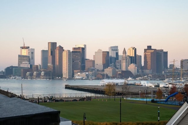 62 Haynes Unit 201, Boston, MA 02128 - skyline view with a nearby body of water