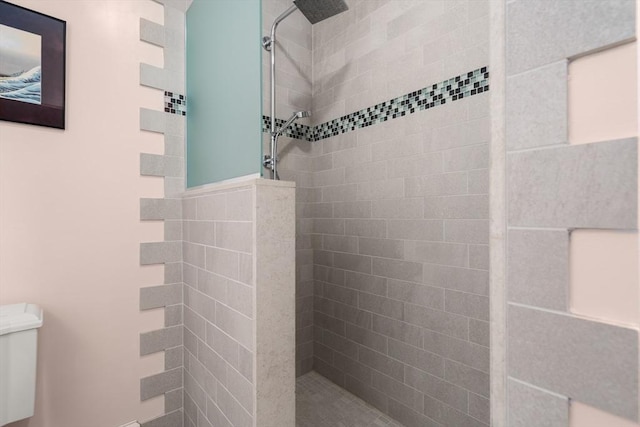 106 Walnut St Unit 2, Somerville, MA 02145 - full bathroom with walk in shower, toilet, and pet washing area