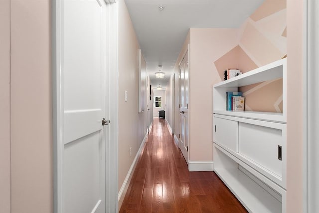106 Walnut St Unit 2, Somerville, MA 02145 - hallway featuring dark wood-type flooring and baseboards
