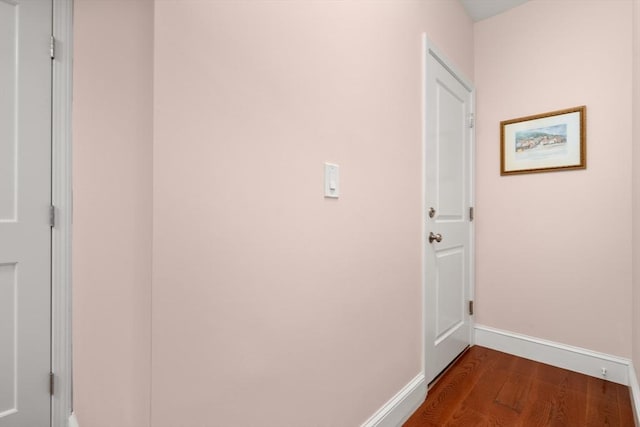 106 Walnut St Unit 2, Somerville, MA 02145 - hallway with baseboards and wood finished floors