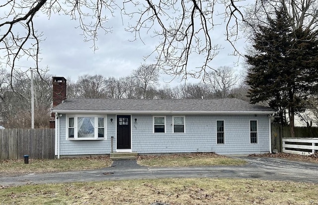 view of ranch-style house