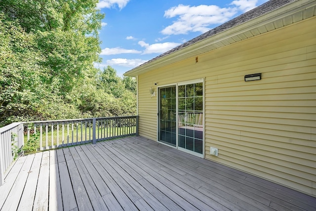 view of deck