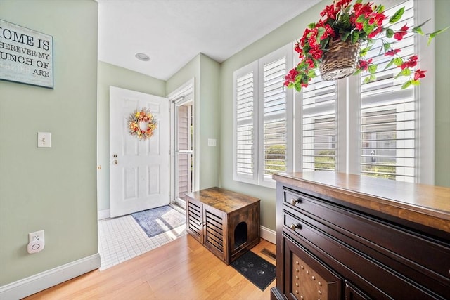 23 Rufus Jones Ln Unit 23, Easton, MA 02356 - entryway featuring baseboards, light wood finished floors, and healthy amount of natural light