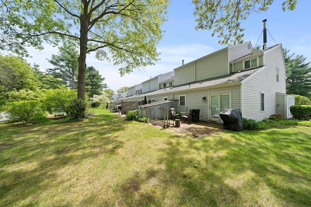 23 Rufus Jones Ln Unit 23, Easton, MA 02356 - rear view of property featuring a lawn