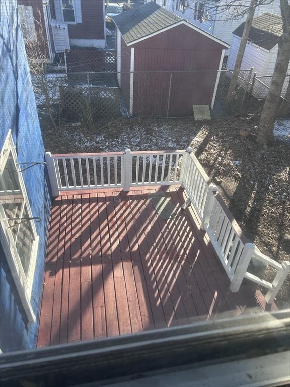 view of deck