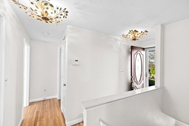 51 Shore Dr, Plymouth, MA 02360 - hallway with light wood finished floors and baseboards